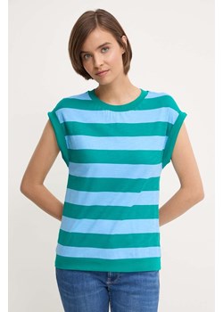 United Colors of Benetton t-shirt bawełniany damski ze sklepu ANSWEAR.com w kategorii Bluzki damskie - zdjęcie 173310267