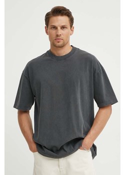 AllSaints t-shirt bawełniany MONTANA SS CREW męski kolor beżowy gładki MD510Z ze sklepu ANSWEAR.com w kategorii T-shirty męskie - zdjęcie 173310317