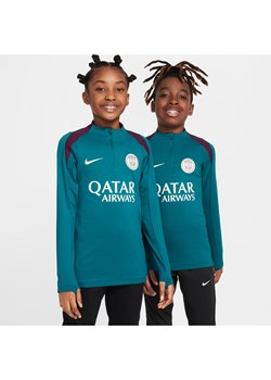 Treningowa koszulka piłkarska dla dużych dzieci Paris Saint-Germain Strike Nike Dri-FIT - Zieleń ze sklepu Nike poland w kategorii T-shirty chłopięce - zdjęcie 173311205