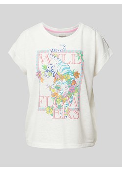 T-shirt z nadrukowanym motywem ze sklepu Peek&Cloppenburg  w kategorii Bluzki damskie - zdjęcie 173311296