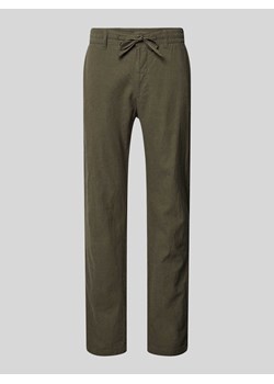 Spodnie materiałowe z tunelem ze sklepu Peek&Cloppenburg  w kategorii Spodnie męskie - zdjęcie 173311367