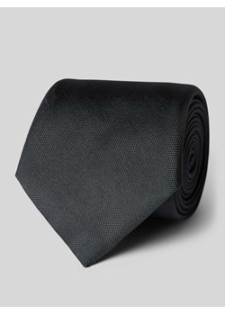 Krawat z naszywką z logo ze sklepu Peek&Cloppenburg  w kategorii Krawaty - zdjęcie 173311408