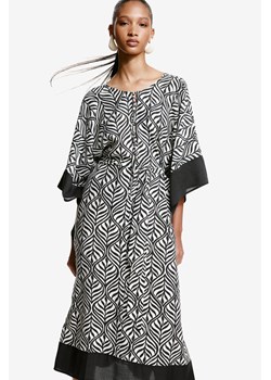 H & M - Sukienka tunikowa z wiązanym paskiem - Czarny ze sklepu H&M w kategorii Sukienki - zdjęcie 173311668