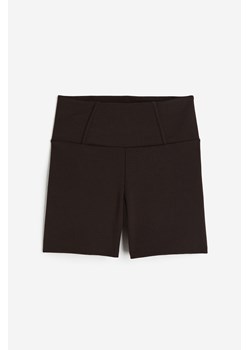 H & M - Sportowe szorty hotpants DryMove - Brązowy ze sklepu H&M w kategorii Szorty - zdjęcie 173311709
