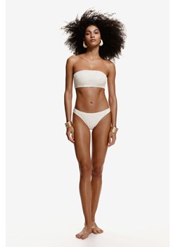 H & M - Dół od kostiumu High-leg - Biały ze sklepu H&M w kategorii Stroje kąpielowe - zdjęcie 173311798
