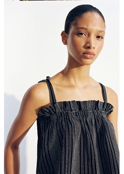 H & M - Top na wiązanych ramiączkach - Czarny ze sklepu H&M w kategorii Bluzki damskie - zdjęcie 173311836