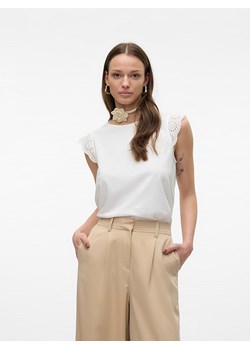 Vero Moda Koszulka w kolorze białym ze sklepu Limango Polska w kategorii Bluzki damskie - zdjęcie 173313898