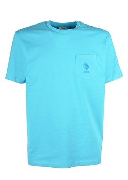 U.S. Polo Assn. Koszulka w kolorze błękitnym ze sklepu Limango Polska w kategorii T-shirty męskie - zdjęcie 173313915