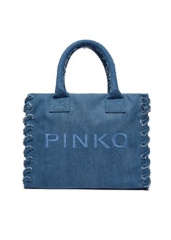 Pinko Torebka Beach Shopping PE 24 PLTT 100782 A1WT Granatowy ze sklepu MODIVO w kategorii Torby Shopper bag - zdjęcie 173316666