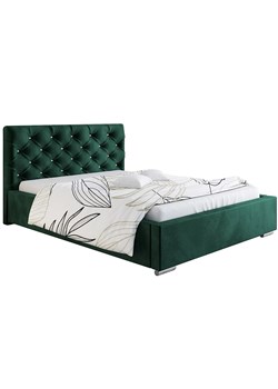 Jednoosobowe łóżko tapicerowane 90x200 Loran 3X - 36 kolorów ze sklepu Edinos.pl w kategorii Łóżka i materace - zdjęcie 173318716