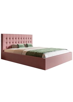 Tapicerowane łóżko dwuosobowe 140x200 Pikaro 3X - 36 kolorów ze sklepu Edinos.pl w kategorii Łóżka i materace - zdjęcie 173318735