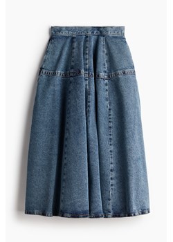 H & M - Kloszowa spódnica dżinsowa - Niebieski ze sklepu H&M w kategorii Spódnice - zdjęcie 173320289