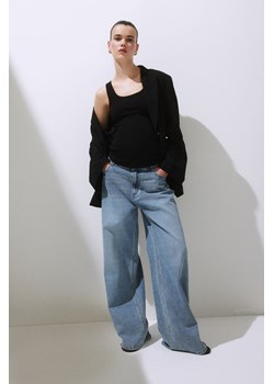 H & M - MAMA Koszulka w prążki - Czarny ze sklepu H&M w kategorii Bluzki ciążowe - zdjęcie 173321138