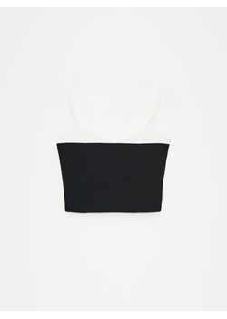 Mohito - Top na ramiączkach - czarny ze sklepu Mohito w kategorii Bluzki damskie - zdjęcie 173321667