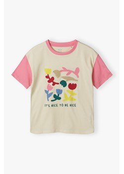 Kolorowy t-shirt dla dziewczynki - Limited Edition ze sklepu 5.10.15 w kategorii Bluzki dziewczęce - zdjęcie 173322328