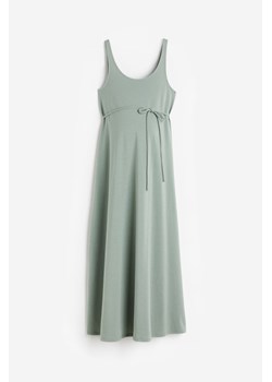 H & M - MAMA Bawełniana sukienka - Zielony ze sklepu H&M w kategorii Sukienki ciążowe - zdjęcie 173322839