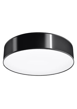 Czarny okrągły plafon - EX507-Arens ze sklepu Edinos.pl w kategorii Lampy sufitowe - zdjęcie 173322905