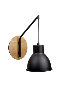 Czarny kinkiet w stylu loft - K319-Sangi ze sklepu Edinos.pl w kategorii Lampy ścienne - zdjęcie 173323526