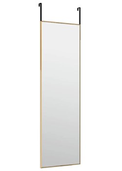 Nowoczesne złote lustro wiszące na drzwi - Lawis 4X ze sklepu Edinos.pl w kategorii Lustra - zdjęcie 173323815