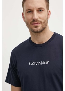 Calvin Klein t-shirt bawełniany męski kolor granatowy wzorzysty ze sklepu ANSWEAR.com w kategorii T-shirty męskie - zdjęcie 173324436