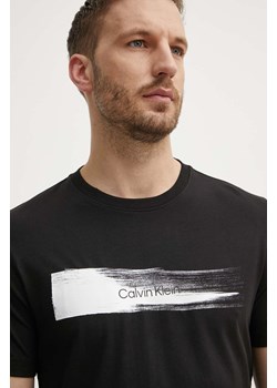Calvin Klein t-shirt bawełniany męski kolor czarny z nadrukiem K10K113113 ze sklepu ANSWEAR.com w kategorii T-shirty męskie - zdjęcie 173324446
