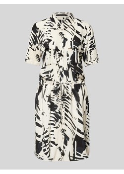 Sukienka koszulowa o długości do kolan ze wzorem na całej powierzchni ze sklepu Peek&Cloppenburg  w kategorii Sukienki - zdjęcie 173324566