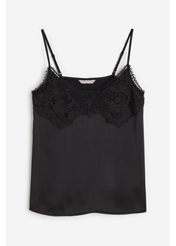 H & M - Top na ramiączkach - Czarny ze sklepu H&M w kategorii Bluzki damskie - zdjęcie 173324646