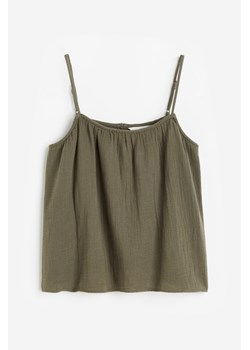 H & M - Top na ramiączkach - Zielony ze sklepu H&M w kategorii Bluzki damskie - zdjęcie 173324728