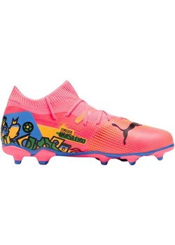 Buty piłkarskie Puma Future 7 Match Njr FG/AG Jr 107841 01 różowe ze sklepu ButyModne.pl w kategorii Buty sportowe dziecięce - zdjęcie 173324785