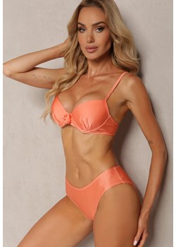 Pomarańczowe Bikini 2-Częściowe Biustonosz z Usztywnionymi Miseczkami Majtki Figi Vikshia ze sklepu Renee odzież w kategorii Stroje kąpielowe - zdjęcie 173327717