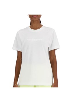 Koszulka New Balance WT41554WT - biała ze sklepu streetstyle24.pl w kategorii Bluzki damskie - zdjęcie 173328165