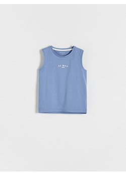 Reserved - T-shirt bez rękawów - niebieski ze sklepu Reserved w kategorii Koszulki niemowlęce - zdjęcie 173329147