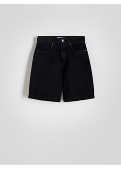 Reserved - Jeansowe szorty - czarny ze sklepu Reserved w kategorii Szorty - zdjęcie 173329266
