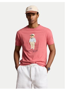 Polo Ralph Lauren T-Shirt 710854497036 Różowy Regular Fit ze sklepu MODIVO w kategorii T-shirty męskie - zdjęcie 173330397
