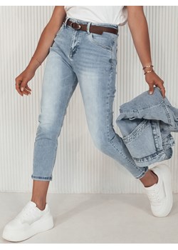 Spodnie damskie jeansowe GLAM JEANS niebieskie Dstreet UY2114 ze sklepu DSTREET.PL w kategorii Jeansy damskie - zdjęcie 173332576