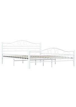 Metalowe Białe Łóżko W Stylu Loft 160X200 Cm P3-S02 ze sklepu Edinos.pl w kategorii Łóżka i materace - zdjęcie 173333779