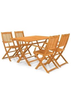 Stół ogrodowy i krzesła - zestaw mebli ogrodowych Elbor 2X ze sklepu Edinos.pl w kategorii Zestawy mebli ogrodowych - zdjęcie 173334008