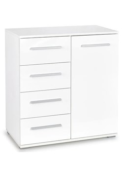 Komoda Kaloe C5 - biała ze sklepu Edinos.pl w kategorii Komody - zdjęcie 173334097