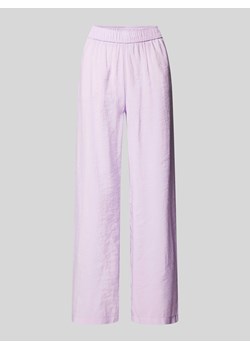 Spodnie o kroju regular fit z elastycznym pasem model ‘Summer’ ze sklepu Peek&Cloppenburg  w kategorii Spodnie damskie - zdjęcie 173334646