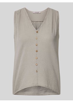 Top bluzkowy z ozdobną listwą guzikową model ‘Da44ria’ ze sklepu Peek&Cloppenburg  w kategorii Bluzki damskie - zdjęcie 173334687