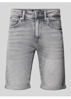Szorty jeansowe o kroju slim fit z 5 kieszeniami model ‘PLY’ ze sklepu Peek&Cloppenburg  w kategorii Spodenki męskie - zdjęcie 173334695