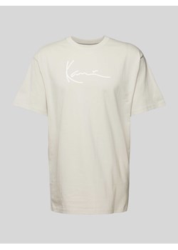 T-shirt z nadrukiem z logo model ‘Signature’ ze sklepu Peek&Cloppenburg  w kategorii T-shirty męskie - zdjęcie 173334747