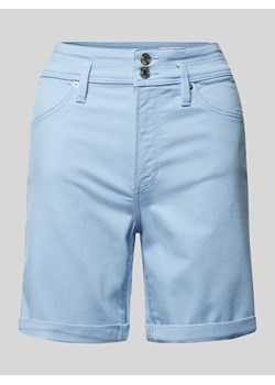 Szorty jeansowe o kroju regular fit ze szlufkami na pasek ze sklepu Peek&Cloppenburg  w kategorii Szorty - zdjęcie 173334748