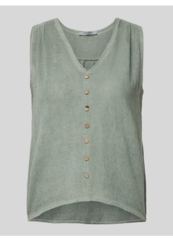 Top bluzkowy z ozdobną listwą guzikową model ‘Da44ria’ ze sklepu Peek&Cloppenburg  w kategorii Bluzki damskie - zdjęcie 173334776