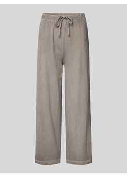 Spodnie z szeroką nogawką i tunelem model ‘Cl44arissa’ ze sklepu Peek&Cloppenburg  w kategorii Spodnie damskie - zdjęcie 173334786