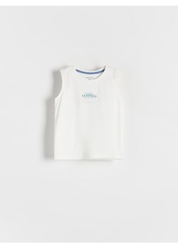 Reserved - T-shirt bez rękawów - złamana biel ze sklepu Reserved w kategorii Koszulki niemowlęce - zdjęcie 173335389