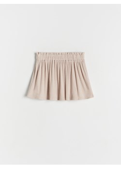 Reserved - Dzianinowa spódnica - kremowy ze sklepu Reserved w kategorii Spódnice dziewczęce - zdjęcie 173335585