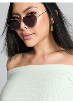 Sinsay - Okulary przeciwsłoneczne - srebrny ze sklepu Sinsay w kategorii Okulary przeciwsłoneczne damskie - zdjęcie 173336066