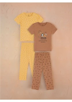 Sinsay - Piżamy 2 pack - beżowy ze sklepu Sinsay w kategorii Piżamy dziecięce - zdjęcie 173336077