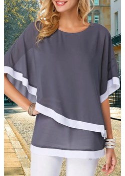 Bluzka KAIDERSA GREY ze sklepu Ivet Shop w kategorii Bluzki damskie - zdjęcie 173336225